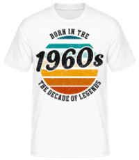 1960 The Decade Of Legends - Men's Basic T-Shirt - White - Front