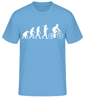 Evolution Of Cycling - Men's Basic T-Shirt - Light blue - Front