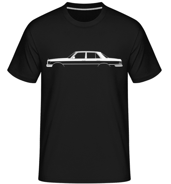 Aperçu: 'Mercedes 280 SE W116' Silhouette -  T-Shirt Shirtinator homme - Noir - Devant