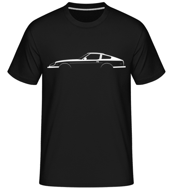 Aperçu: 'Nissan 280ZX' Silhouette -  T-Shirt Shirtinator homme - Noir - Devant
