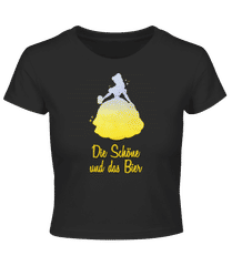 Die Schöne Und Das Bier · Crop T-Shirt