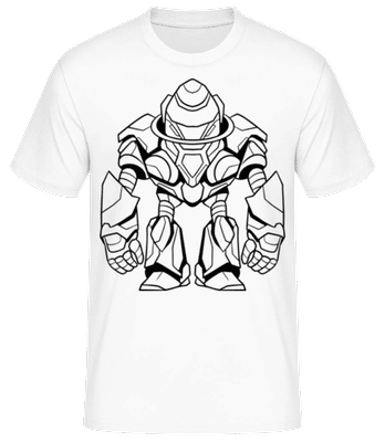 Silhouette D'enfant Méca 2 - T-shirt standard Homme - Blanc - Devant