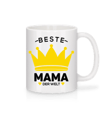 Beste Mama Der Welt Krone Gelb · Tasse