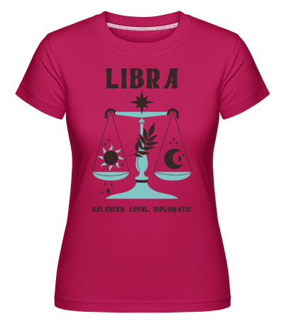 Libra - T-shirt Shirtinator femme - Magenta - Devant