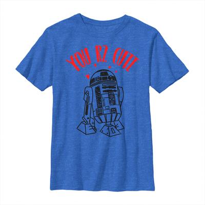 Star Wars - R2-D2 You R2 Cute - Valentine's Day - Enfant T-shirt - Bleu royal chiné - Devant