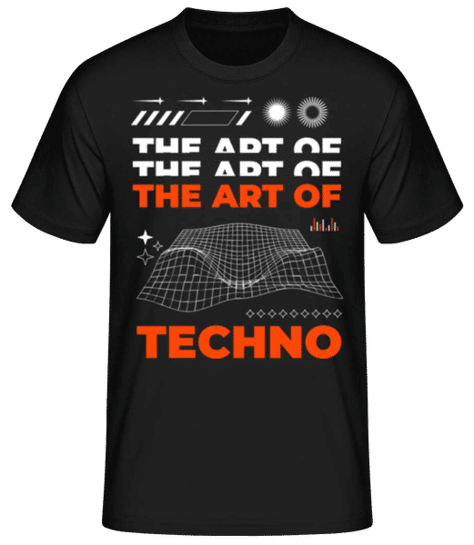 Aperçu: The Art Of Techno - T-shirt standard Homme - Noir - Devant