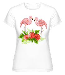 Flamingos In Paradise ·  T-shirt Shirtinator femme