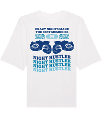 Night Hustler · Unisex Bio Oversized T-Shirt Stanley Stella 2.0