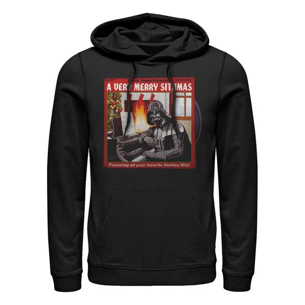Aperçu: Star Wars - Darth Vader Holiday Hits - Christmas - Unisex Sweat à capuche - Noir - Devant