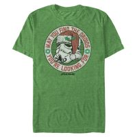 Star Wars - Stormtrooper Droid Present - Men's T-Shirt - Heather green - Front