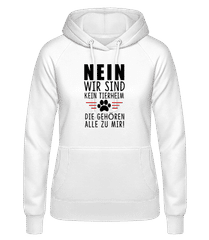 Wir Sind Kein Tierheim Katzen · Frauen Basic Hoodie