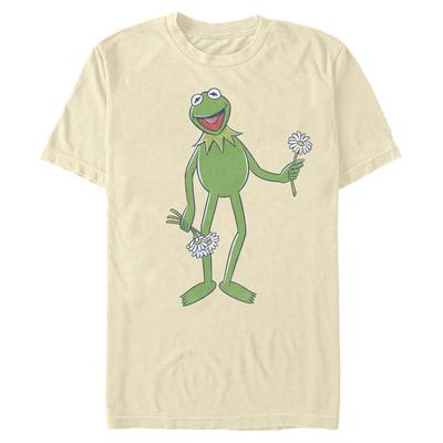 Disney Classics - Muppets - Kermit Big - Männer T-Shirt - Creme - Vorne