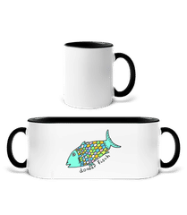 Douder Fisch · Tasse zweifarbig