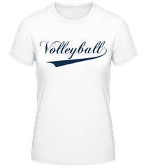 Lettrage de volley-ball vert · T-shirt standard Femme