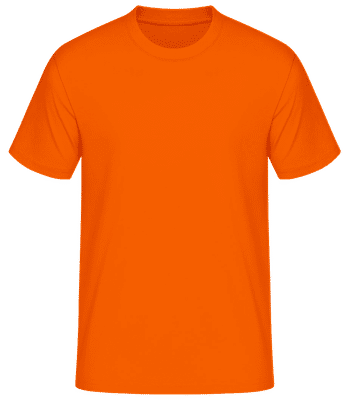 Männer T-Shirt B&C - Orange - Vorne