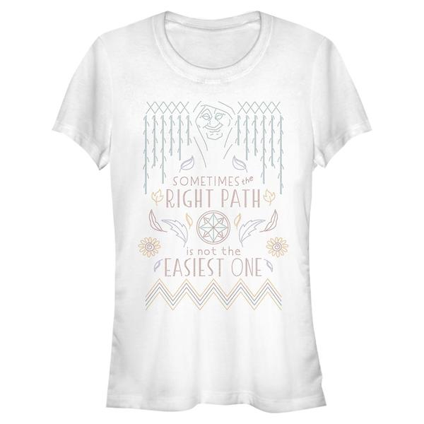 Aperçu: Disney - Pocahontas - Grandmother Willow Cross Stitch - Femme T-shirt - Blanc - Devant