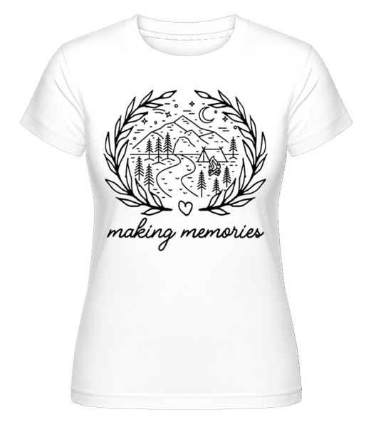 Making Memories -  T-shirt Shirtinator femme - Blanc - Devant