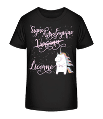 Signe Astrologique Licorne Verseau · T-shirt bio Enfant Stanley Stella 2.0