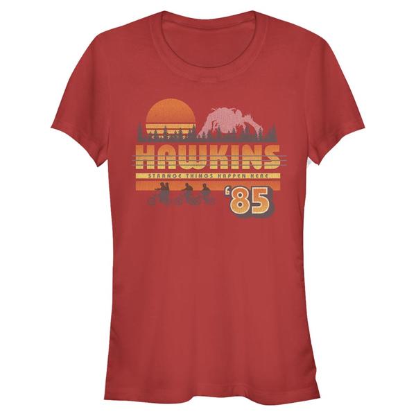 Netflix - Stranger Things - Hawkins Vintage Sunsnet - Femme T-shirt