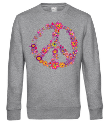 Peace Sign Flowers · Men's standard sweatshirt