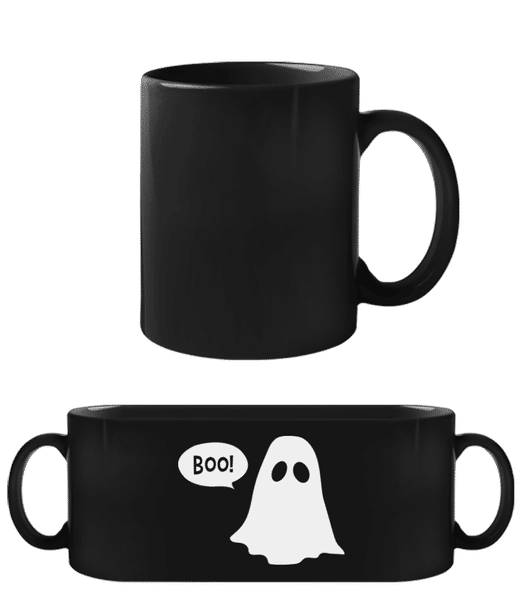 Aperçu: Boo - Tasse Noire - Noir - Devant