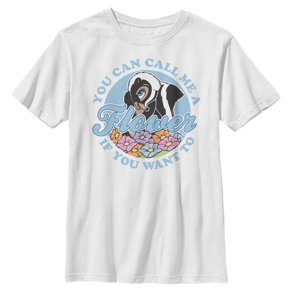 Preview: Disney Classics - Bambi - Flower Call Me A - Kids T-Shirt - White - Front