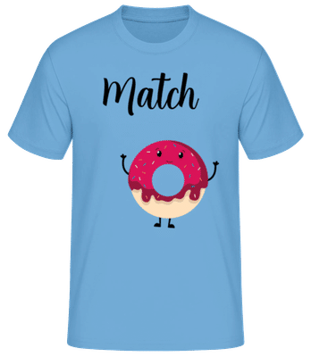 It Is A Match 2 - Men's Basic T-Shirt - Light blue - Front