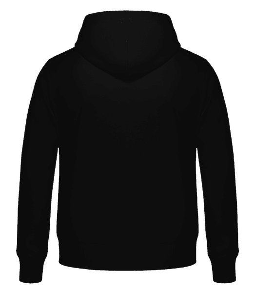 Aperçu: Drapeau mûré France - Sweat à capuche Homme - Noir - Derrière