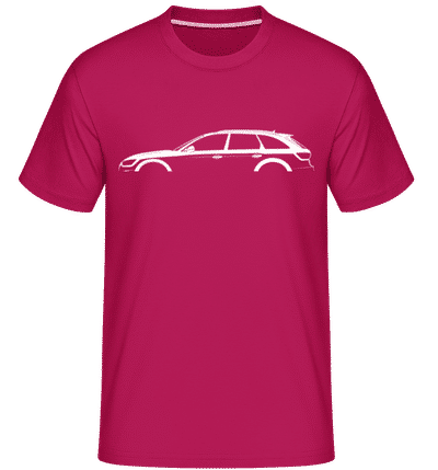 'Audi A4 Allroad (B9)' Silhouette - Shirtinator Men's T-Shirt - Magenta - Front