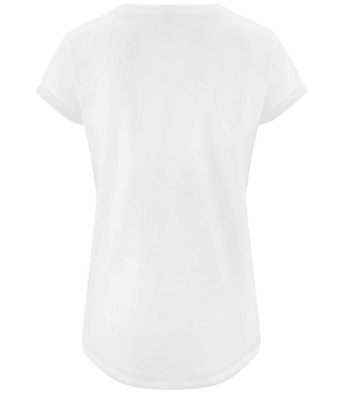 Aperçu: Earth Hour Day - T-shirt bio Femme EarthPositive - Blanc - Derrière