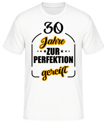 30 Jahre Gereift - Männer Basic T-Shirt - Weiß - Vorne
