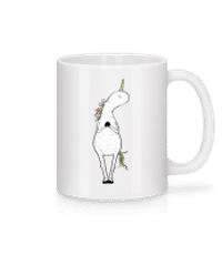 Yoga Unicorn The Tree - Mug - White - Front