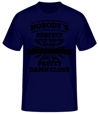 Nobody's Perfect But 1 - T-shirt standard Homme - Bleu marine - Devant