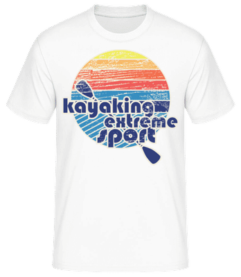 Kayaking Logo - T-shirt homme B&C - Blanc - Devant