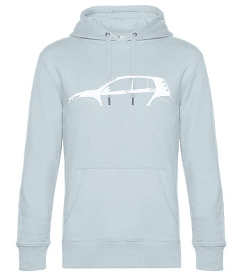 'Smart Forfour (W454)' Silhouette - Men’s Standard Hoodie - Light blue - Front