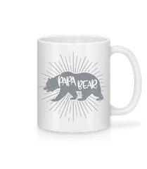 Papa Bear · Mug en céramique blanc