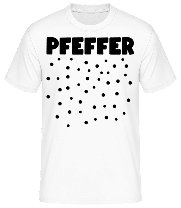 Vorschau: Pfeffer - Männer Basic T-Shirt - Weiß - Vorne