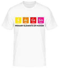 Primary Elements Of Humor · Männer Basic T-Shirt