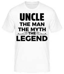 Uncle The Man The Legend · Männer Basic T-Shirt