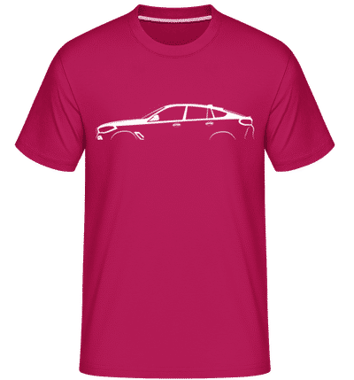 'BMW X6 M Competition' Silhouette - Shirtinator Men's T-Shirt - Magenta - Front