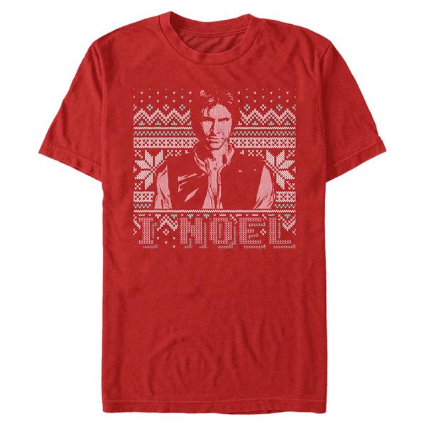 Aperçu: Star Wars - Han Solo I Noel - Christmas - Homme T-shirt - Rouge - Devant