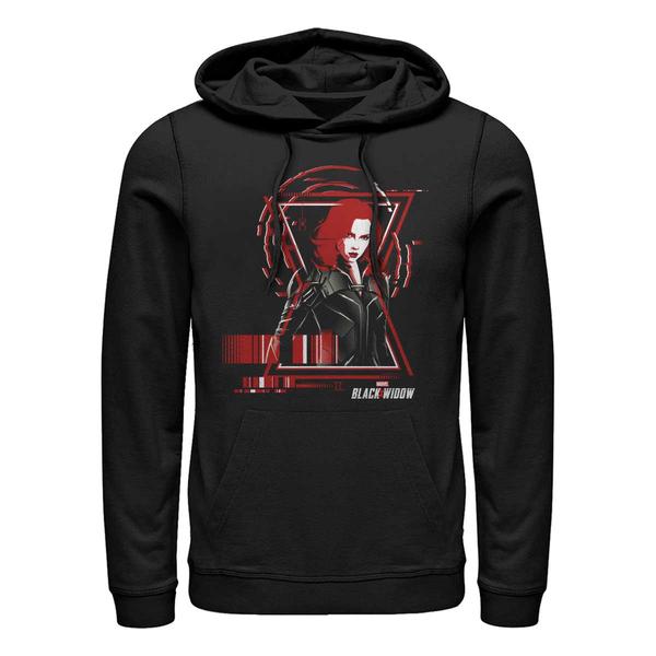Preview: Marvel - Black Widow - Black Widow Widow Barcode - Unisex Hoodie - Black - Front