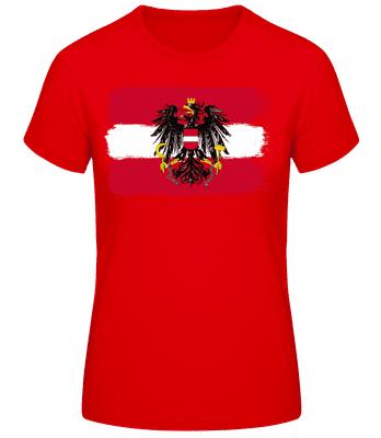 Drapeau Autriche - T-shirt standard Femme - Rouge - Devant