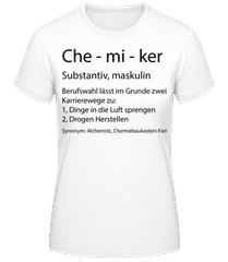 Chemiker Quatsch Duden · Frauen Basic T-Shirt