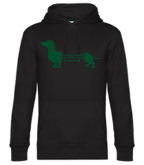 Never Walk Alone Dachshund · Männer Standard Hoodie