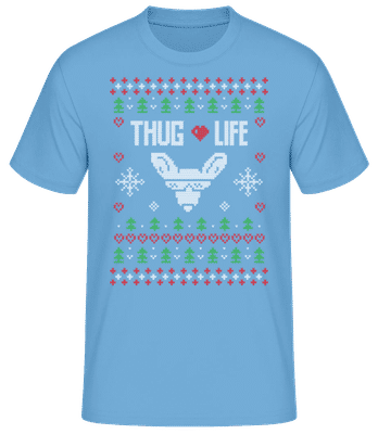 Thug Life - Men's Basic T-Shirt - Light blue - Front