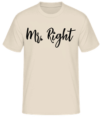 Mr Right · Camiseta básica para hombre