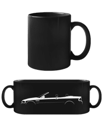 'BMW M3 Cabrio E46' Silhouette · Schwarze Tasse