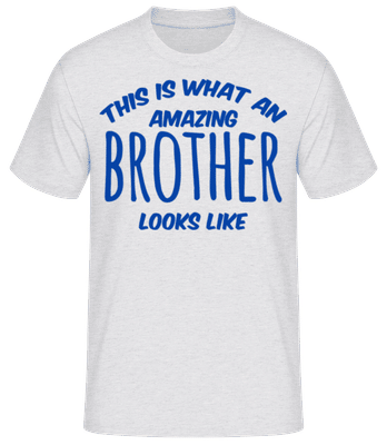 Amazing Brother Looks Like - Men's Basic T-Shirt - Heather grey - Front