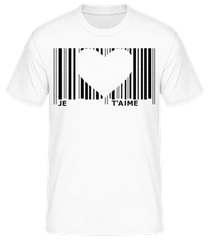 Barcode Je T'Aime · T-shirt standard Homme